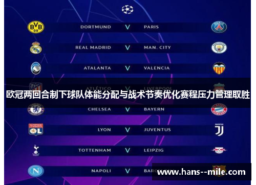 欧冠两回合制下球队体能分配与战术节奏优化赛程压力管理取胜