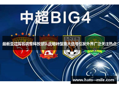 最新亚冠阵容调整释放球队战略转型重大信号引发外界广泛关注热点